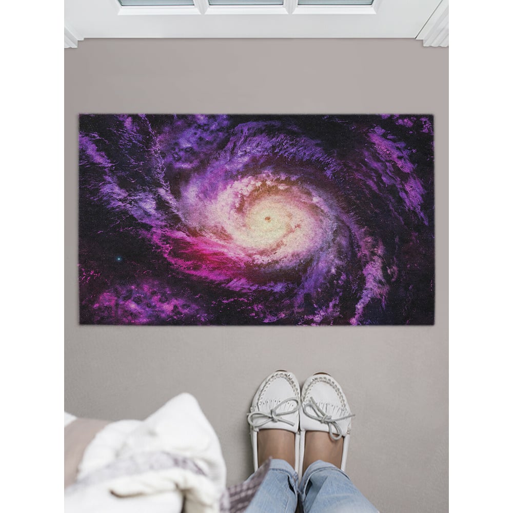 Изображение товара Придверный коврик с принтом космический взгляд 45х75 см JOYARTY