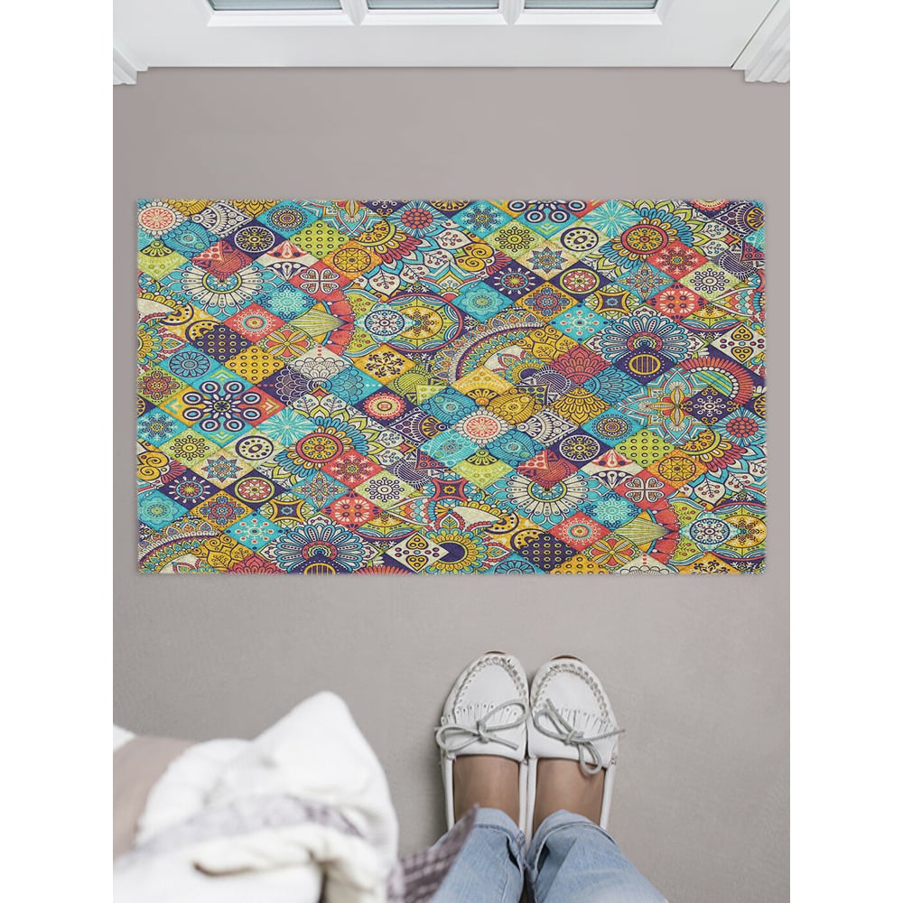 Изображение товара Придверный коврик в прихожую с принтом JOYARTY 45х75 см