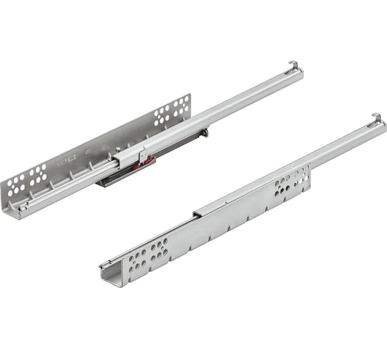 Изображение товара Направляющие Hafele Matrix runners UM S25 self-close, штифт, 350 мм 433.08.135