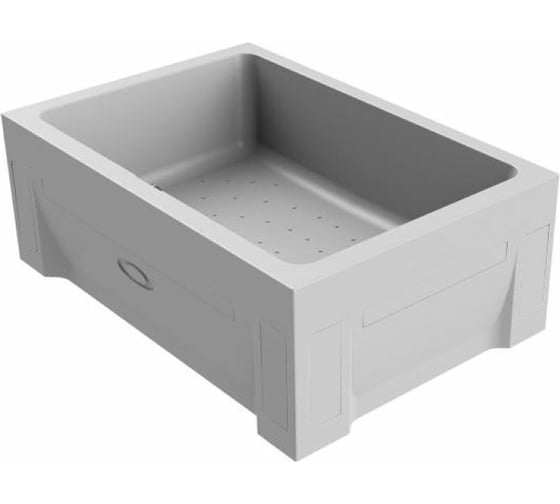 Изображение товара Высокий поддон к душевому углу Радомир Верчелли левое исполнение, поддон на раме-подставке с устройством слива, фронтальная панель, торцевая панель 1-11-0-1-0-013