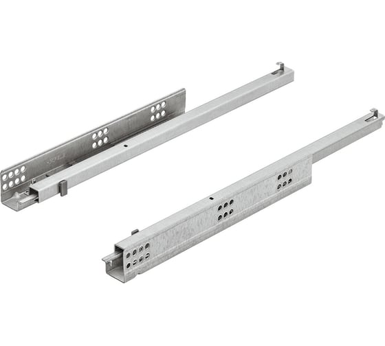 Изображение товара Направляющие Hafele Matrix runners UM A полного выдвижения, штифт, PTO, 350 мм 433.03.523