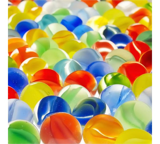 Изображение товара Штора для ванной Zalel Фотопринт 180*180 Шарики цветные 461298 без колец 538991