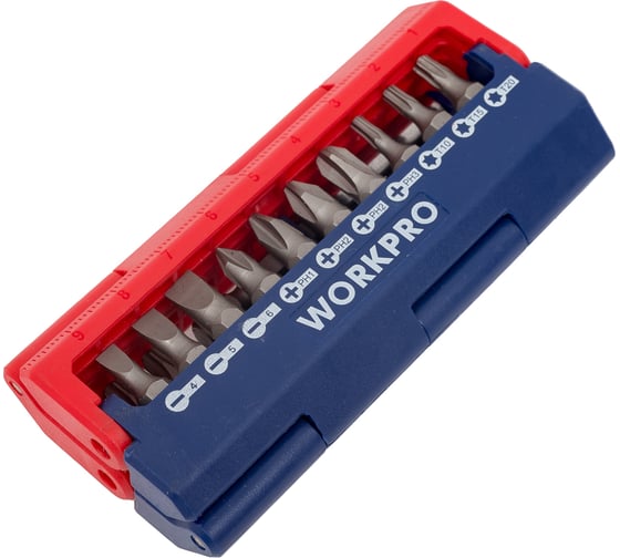 Изображение товара Набор бит Metric 13 предметов WORKPRO WP221062