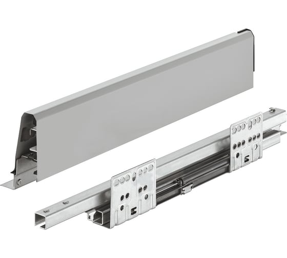 Изображение товара Комплект ящика Hafele Matrix box S 35 кг, серый, 84x500 мм SOFT C 552.56.695