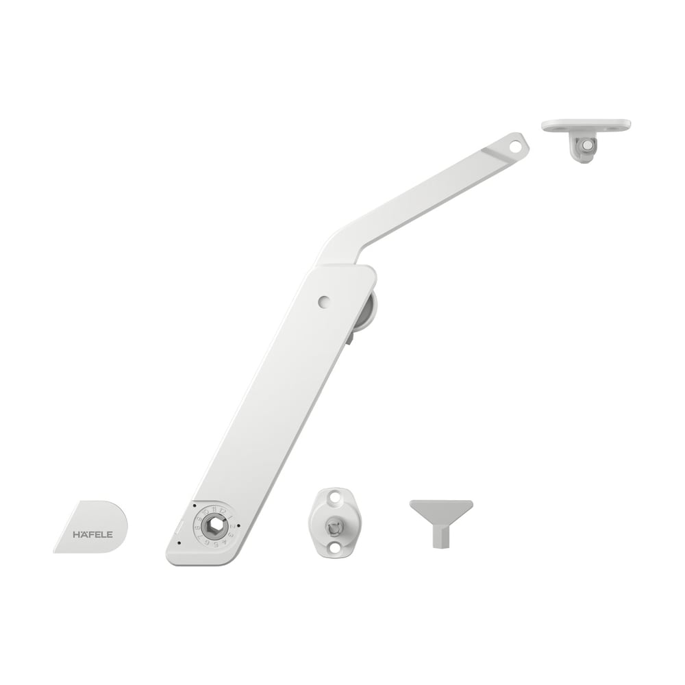 Изображение товара Механизм Hafele Free flap H 1.5 модель A белый правый Изображение товара Механизм Hafele Free flap H 1.5 модель A белый правый