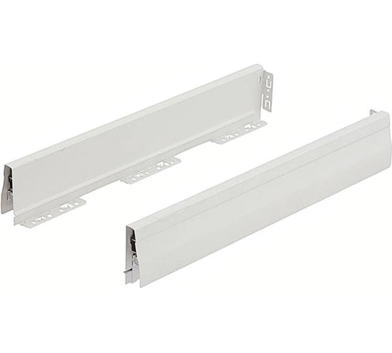 Изображение товара Боковины Hafele Moovit серия 1 белая металлик, 115x350 мм 553.53.722