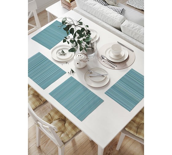 Изображение товара Комплект тканевых салфеток для сервировки стола JOYARTY "строгий стиль", 32x46 см, 4 шт. np_13242