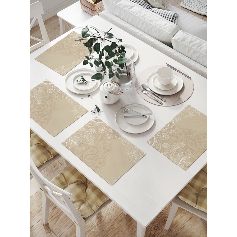 Изображение товара Комплект тканевых салфеток JOYARTY для сервировки стола, 4 шт.