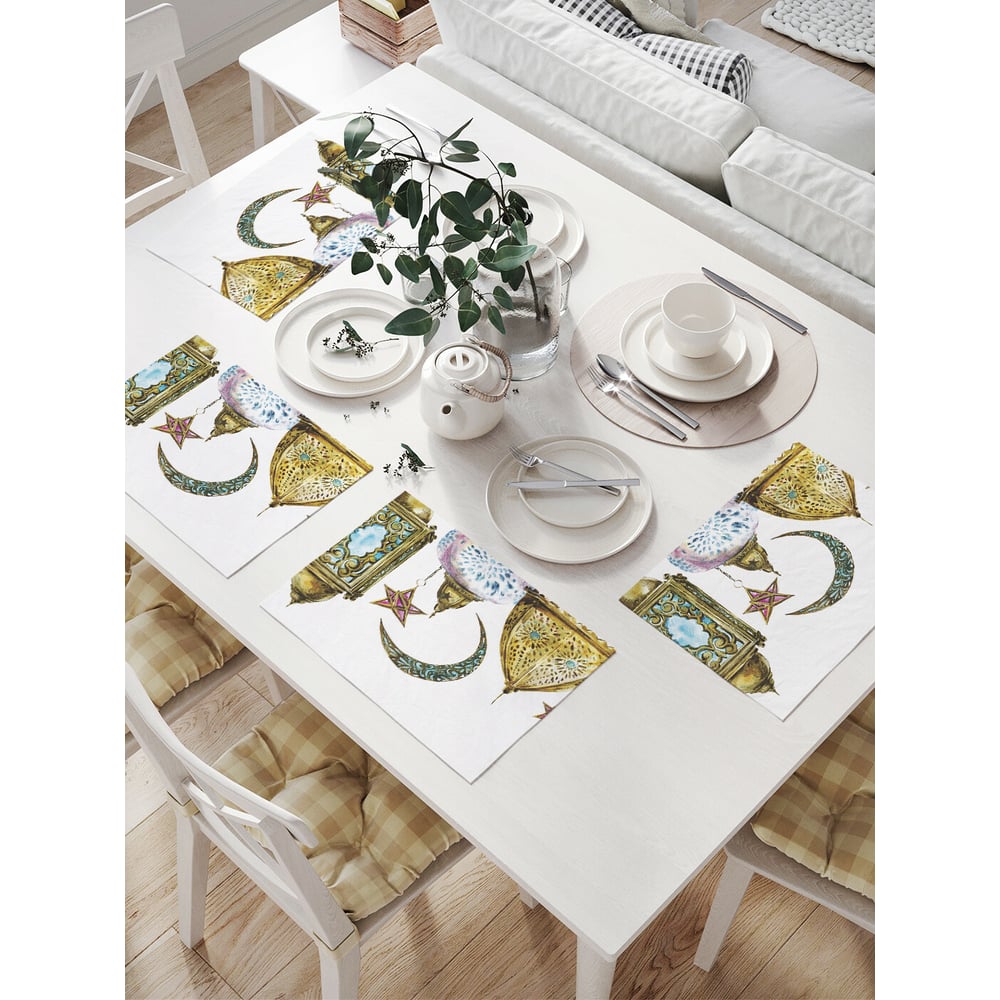 Изображение товара Комплект тканевых салфеток для сервировки стола JOYARTY 32x46 см, 4 шт.