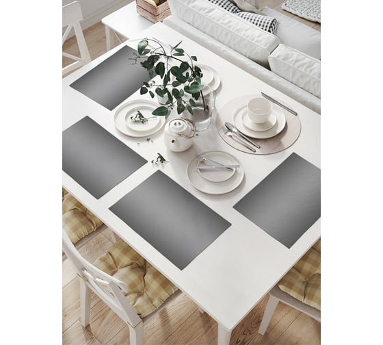 Изображение товара Комплект тканевых салфеток для сервировки стола JOYARTY "ретро переход", 32x46 см, 4 шт. np_23543