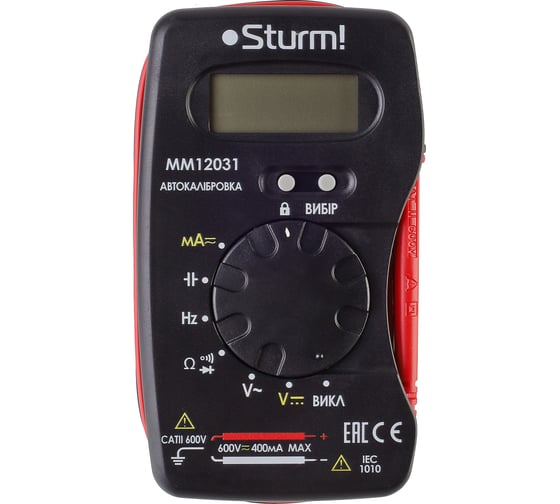 Изображение товара Мультиметр Sturm MM12031
