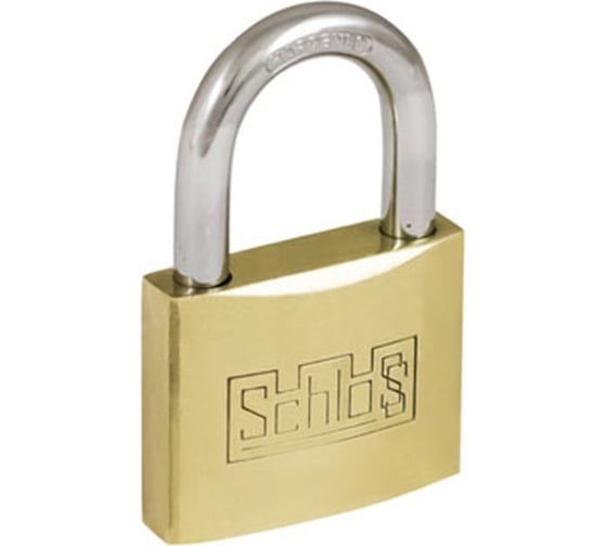 Изображение товара Навесной замок SCHLOSS ШЛОСС 78013 PL-07/50 латунь тов-157743