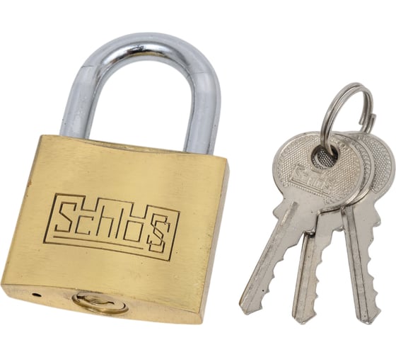 Изображение товара Навесной замок SCHLOSS ШЛОСС 78012 PL-07/40 латунь тов-157742