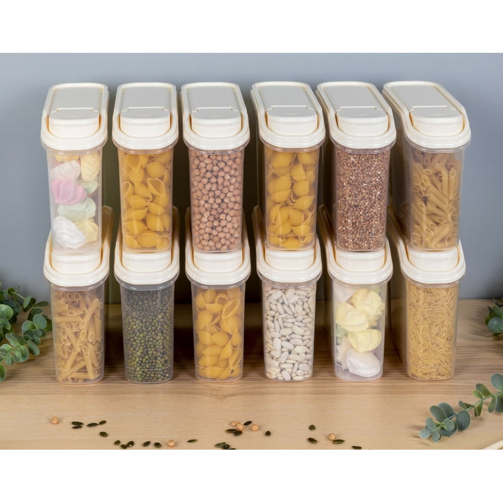 Комплект емкостей для сыпучих продуктов Phibo комплект емкостей для сыпучих продуктов idiland