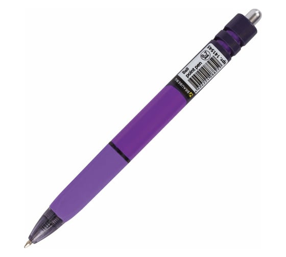 Изображение товара Автоматическая шариковая ручка с грипом Supreme BRAUBERG, синяя, корпус ассорти, узел 0,7 мм, линия письма 0,35 мм 48 шт 141545