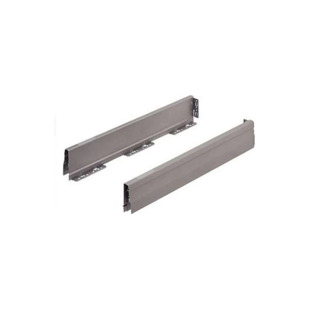 Изображение товара Боковины Hafele Moovit серия 1 серый металлик 92x400 мм для мебели