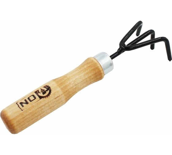 Изображение товара Малый цветочный рыхлитель ON порошковая покраска, деревянная ручка 24-06-025