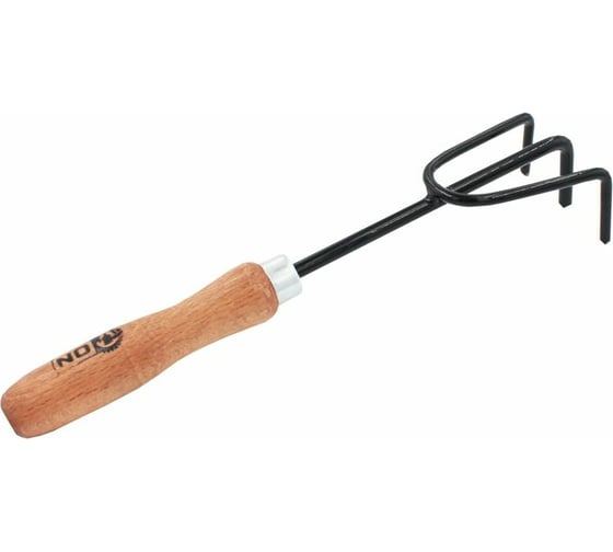 Изображение товара Рыхлитель ON 3 зуба, порошковая покраска, деревянный черенок 24-06-027