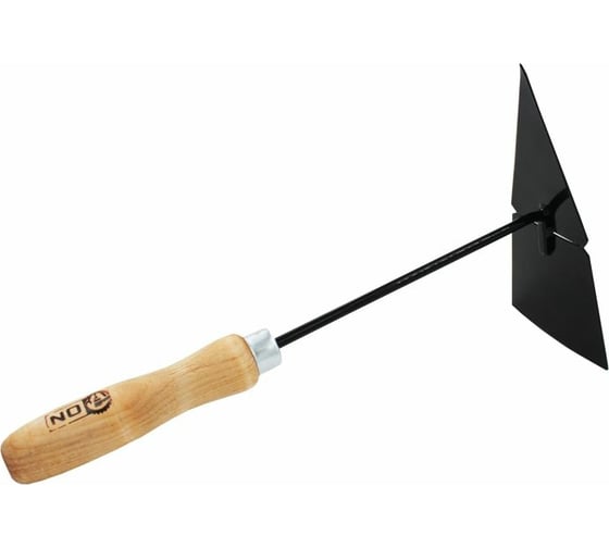 Изображение товара Мотыжка + бороздовик ON порошковая покраска, деревянная ручка 24-06-035