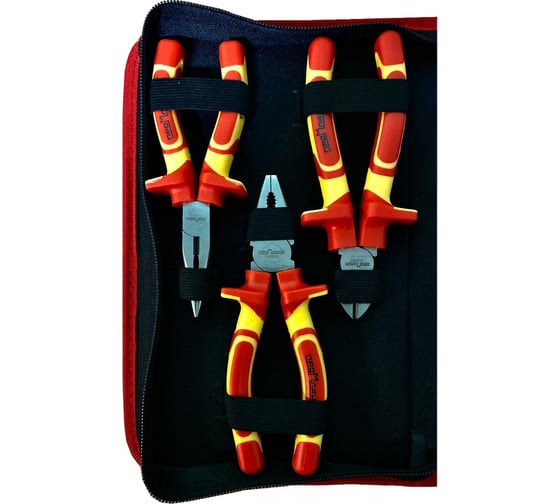 Изображение товара Набор диэлектрического инструмента до 1000В, 3 предмета, в кофре ПЛ071203_z022