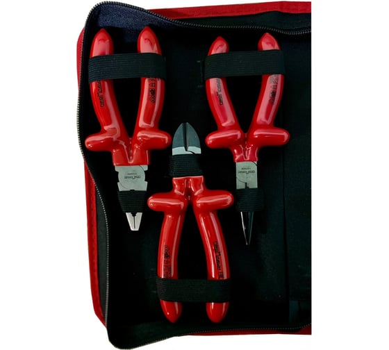 Изображение товара Набор диэлектрического инструмента до 1000В, 3 предмета, в кофре ПЛ071204_z022