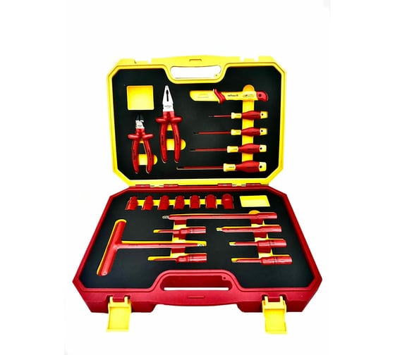 Изображение товара Набор инструмента электрика Промлайн до 1000В, 21 предмет ПЛ0170721_z022