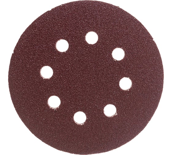 Изображение товара Шлифлист липучка по дереву и металлу 5 шт. 125 мм К80 Энкор 20203