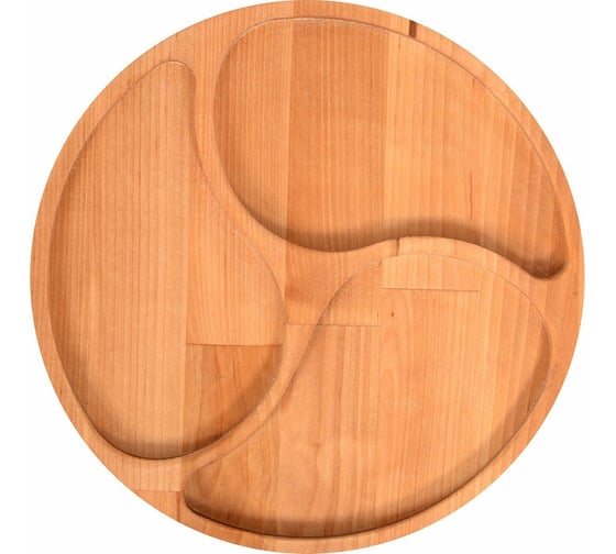 Изображение товара Менажница МУЛЬТИДОМ Волна 3 секции, диаметр 25 см МФ18-330