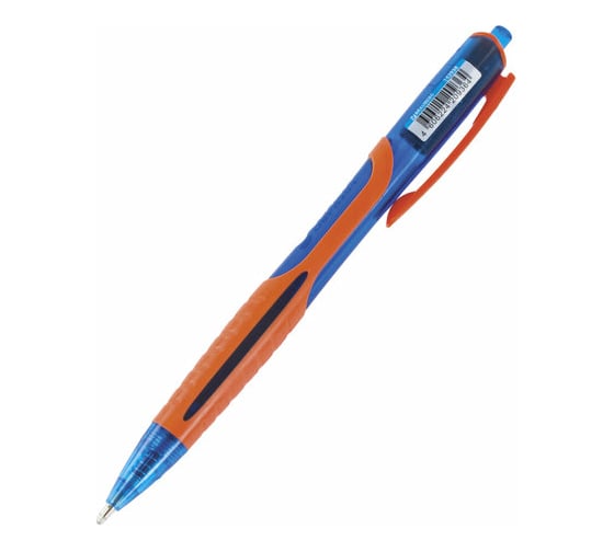 Изображение товара Автоматическая масляная шариковая ручка BRAUBERG Phantom color синяя, узел 0,7 мм, линия письма 0,35 мм 142938