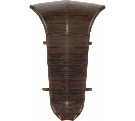 Изображение товара Угол внутренний для плинтуса Центурион Lider 176-ув (62 мм; матовый; дуб шоколад) 71390