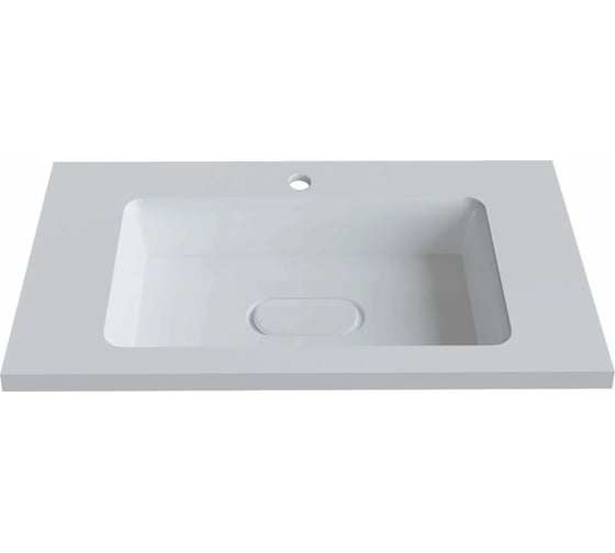 Изображение товара Полувстраиваемая раковина для ванной uperwood Modul_80 см, прямоугольная 2911020340