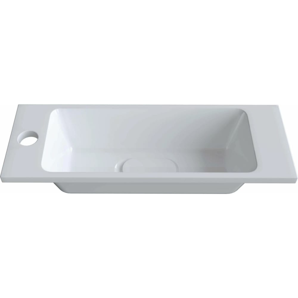 Прямоугольная полувстраиваемая раковина для ванной uperwood мыльница bemeta прямоугольная 120x110 мм 104208082