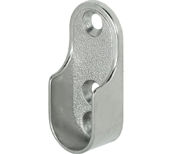 Изображение товара Штангодержатель для овальной штанги Hafele 30x15 мм, цинк, никелированный 803.33.757