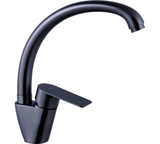 Изображение товара Смеситель для кухни FASHUN, H=270 мм графит, PVD покрытие, сталь SUS304 картридж D=35 мм A54119-17