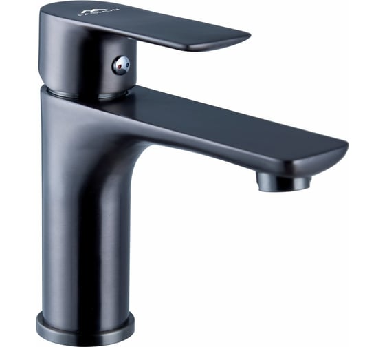 Изображение товара Смеситель для умывальника FASHUN H=154 мм, графит, PVD покрытие, сталь SUS304 картр. D=35 мм A51119-17