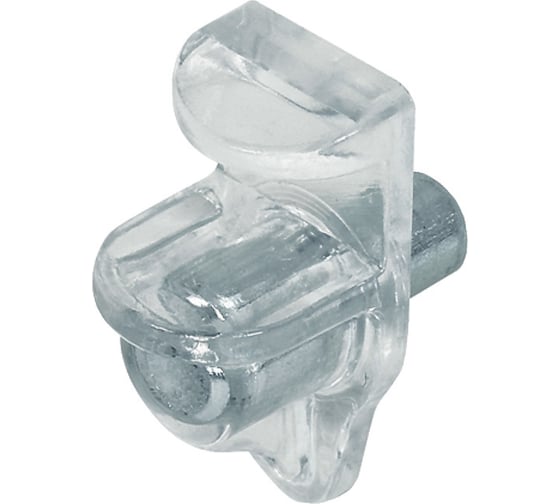 Изображение товара Полкодержатель для стеклянных полок Hafele 5 мм 282.12.435