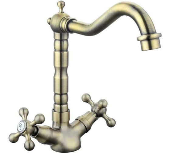Изображение товара Смеситель для кухни FASHUN шпилька, латунь, бронза A4408-4
