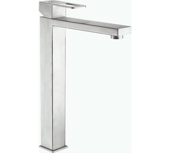 Изображение товара Смеситель для умывальника FASHUN высокий, Ф35, сталь SUS304, сатин A51217