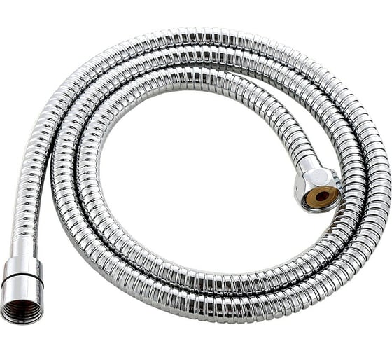 Изображение товара Шланг для душа FASHUN в дв.оплетке,150 см, D=14 мм, конус.гайка медь G1/2 хром+медн.гайка хром G1/2 рус, антитв F A49