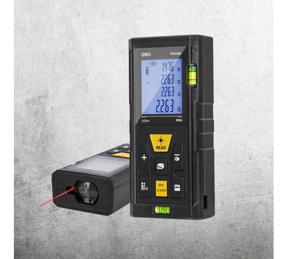 Изображение товара Лазерный дальномер DELI DL4169 102962