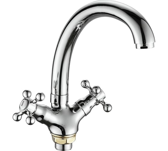 Изображение товара Смеситель для кухни FASHUN хром гайка, силумин A4219-2