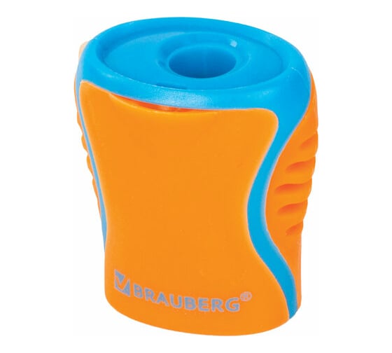 Изображение товара Точилка Mix BRAUBERG, с контейнером, пластиковая, корпус ассорти 36 шт 228448