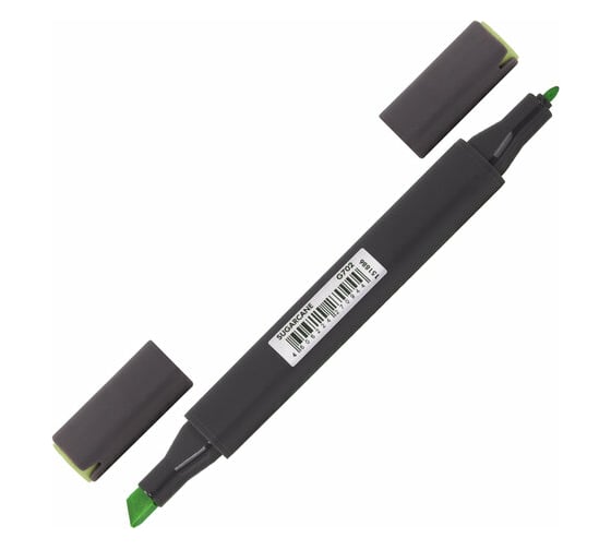 Изображение товара Двусторонний маркер для скетчинга BRAUBERG Art Classic 1-6 мм, светлый желто-зеленый G702 151886