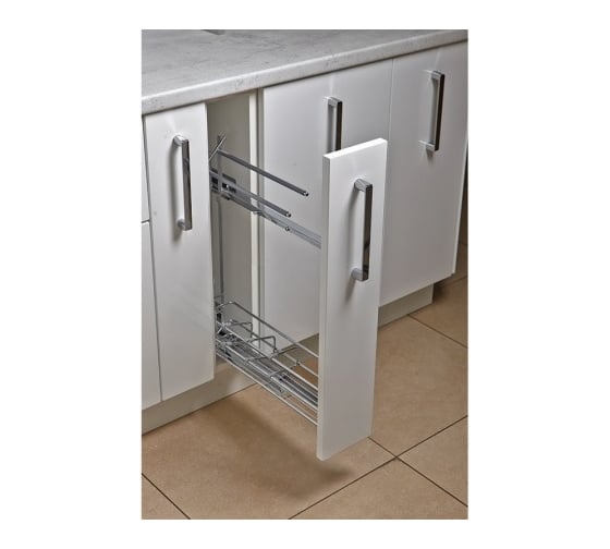 Изображение товара Бутылочница-держатель для полотенец Hafele Crystal 150 мм, хром 549.35.450