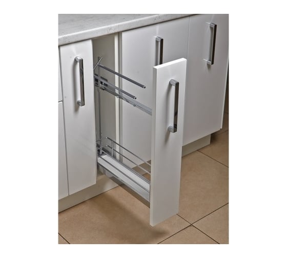 Изображение товара Бутылочница-держатель для полотенец Hafele Elegance 150 мм, хром 549.35.850