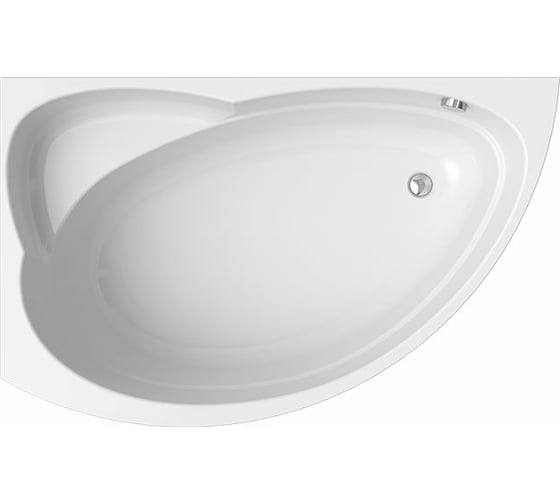 Изображение товара Акриловая ванна Радомир Модерна 160x100 (левосторонняя), фронтальная панель, каркас 2-78-0-1-1-214