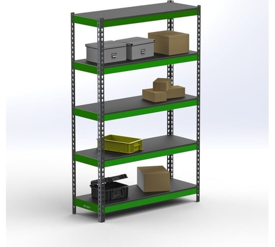 Изображение товара Стеллаж ООО Металекс Metalex HARD 1800x1800x500 мм, 5 полок SHDV181850