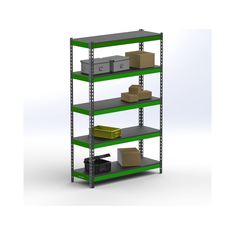 Изображение товара Стеллаж Metalex HARD 1800x1600x600 мм с 5 полками