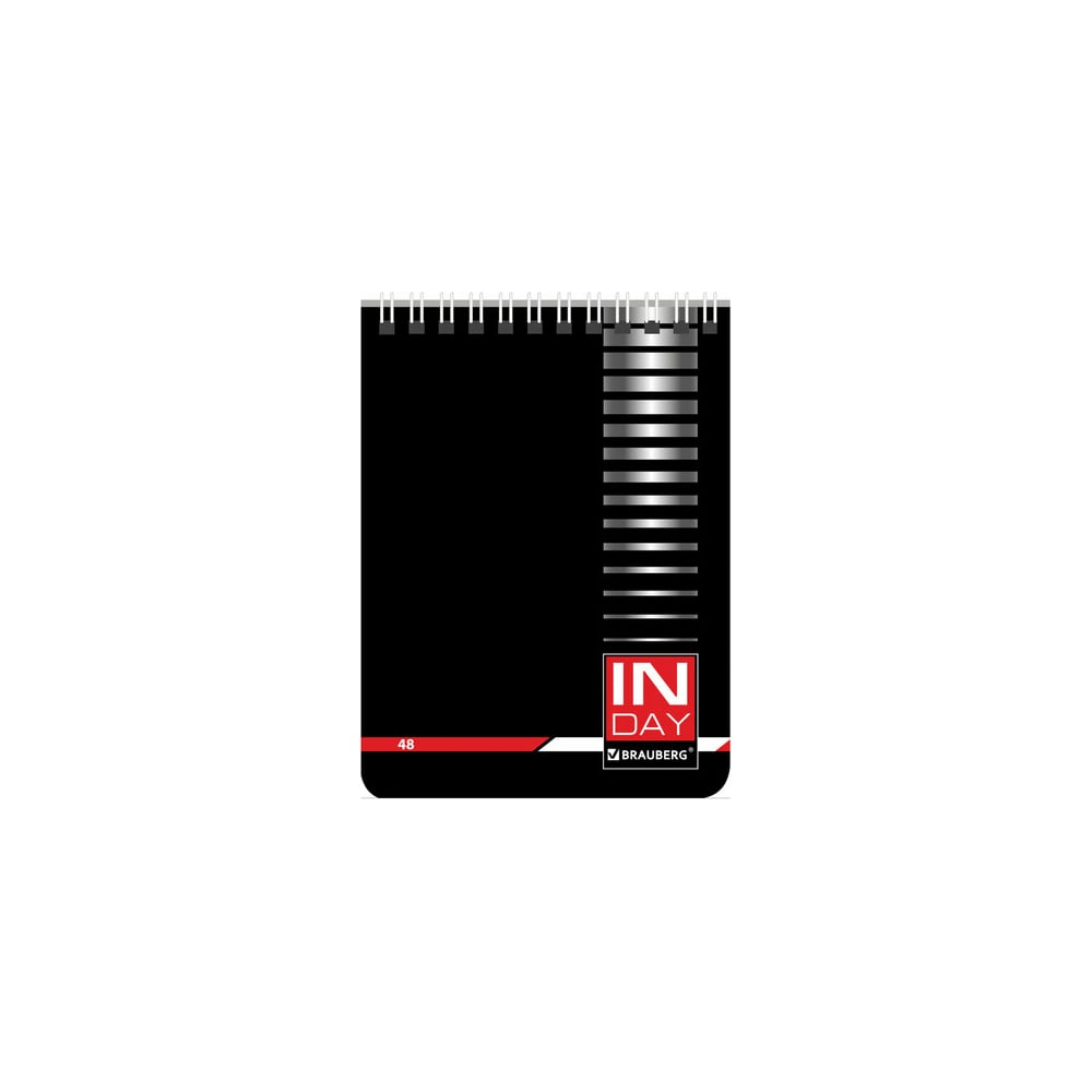 Изображение товара Блокнот BRAUBERG Малый Формат А6 48 л. гребень мелованная обложка