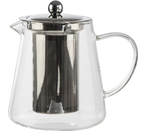 Изображение товара Заварочный чайник Leonord AROMA 750 мл, боросиликатное стекло, нержавеющая сталь 8247